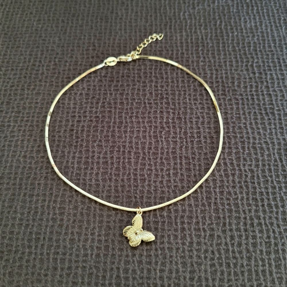 Olivia and Jackson Butterfly🦋 Charm Anklet - NIB - Picture 2 of 16